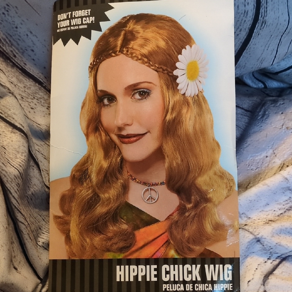 Amscan Hippie Chick Wig with Blonde Waves